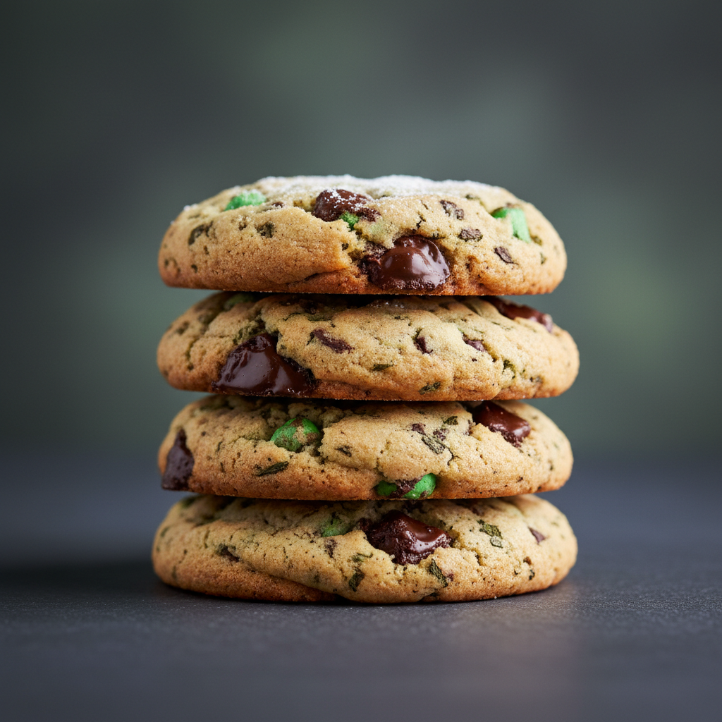 Mint Chip Cookies